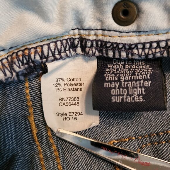 J Crew Jeans Size 28 Skinny Mid Rise Dark Light Wash Stretch Denim - Picture 4 of 10